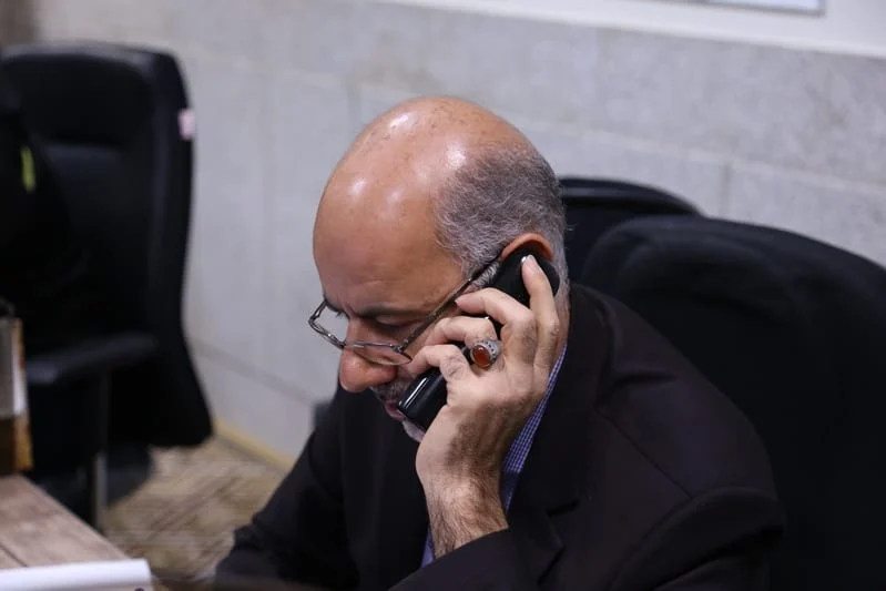 بازدید رئیس شورای اسلامی شهر قم از سامانه ۱۳۷ – دی ماه ۱۳۹۷