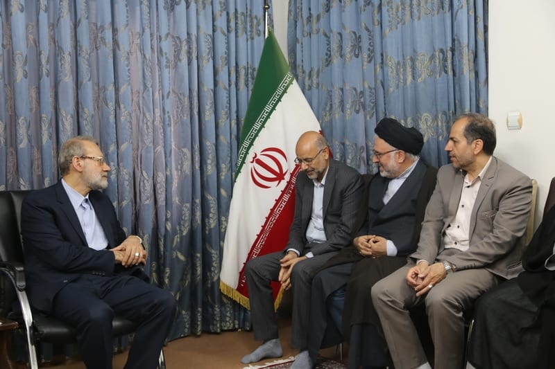دیدار اعضای شورای اسلامی شهرقم با رئیس مجلس شورای اسلامی