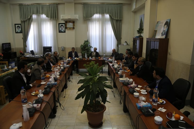 دیدار اعضای شورای اسلامی شهر قم با رئیس کل دادگستری استان قم