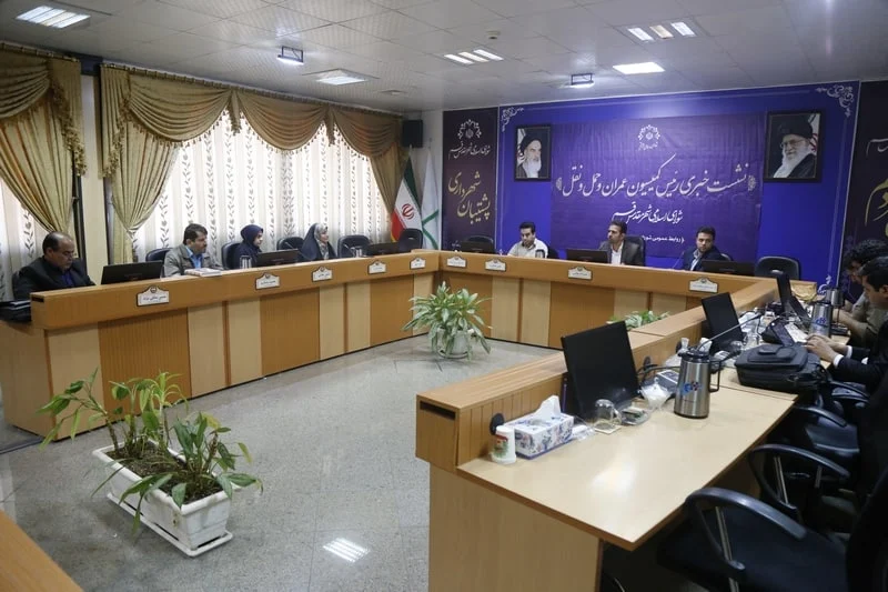 نشست خبری رئیس کمیسیون عمران و حمل و نقل شورای اسلامی شهرقم-آبان۱۳۹۸