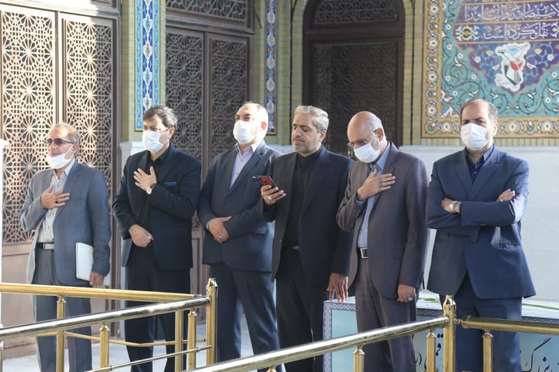 تجدید میثاق اعضای شورای اسلامی شهر قم با آرمان های شهداء دفاع مقدس
