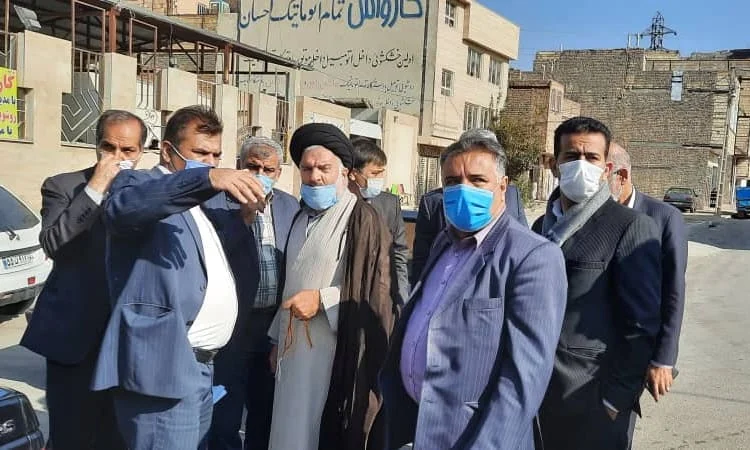 بازدید اعضای شورای اسلامی شهر قم از پروژه های منطقه شش شهرداری قم