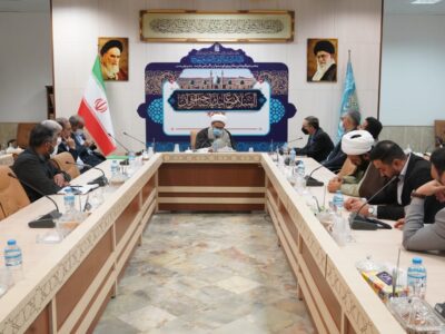 دیدار نوروزی رئیس و اعضای شورای اسلامی شهر قم با تولیت مسجد مقدس جمکران