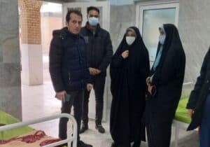 بازدید عضو هیات رئیسه شورای اسلامی شهر مقدس قم از آسایشگاه سالمندان و معلولین قم
