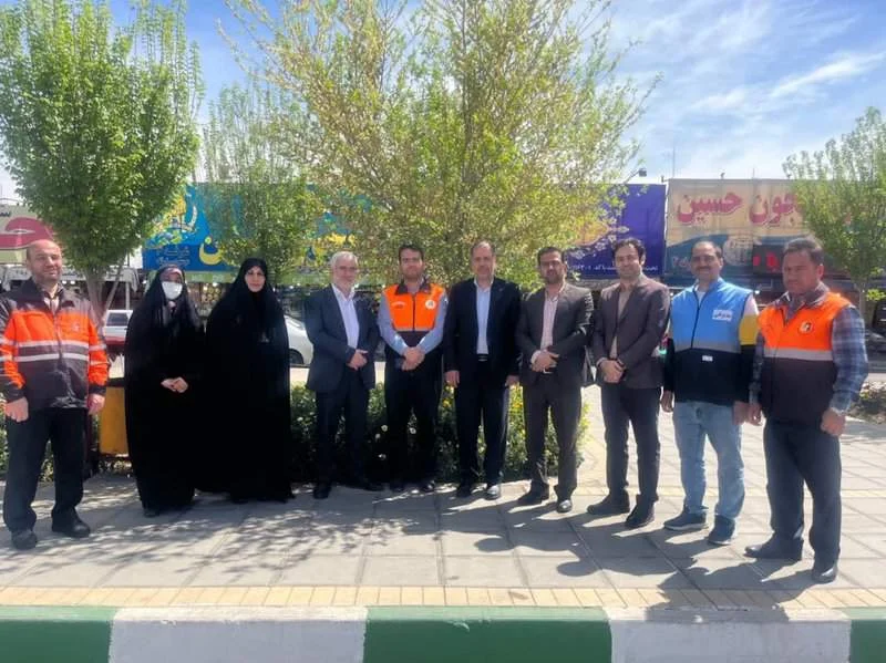 بازدید اعضای شورای اسلامی شهر قم از روند خدمت رسانی نوروزی، اداره کل راهداری و حمل ونقل جاده‌ای استان قم