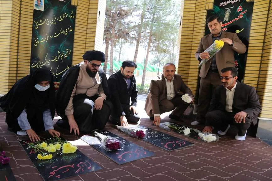 دیدار نوروزی اعضای شورای اسلامی شهر قم از سازمان آرامستان های شهرداری قم