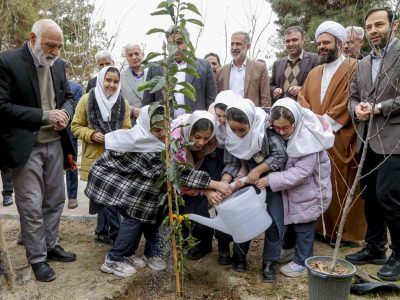 آئین کاشت نهال به مناسبت گرامیداشت روز درختکاری و هفته منابع طبیعی