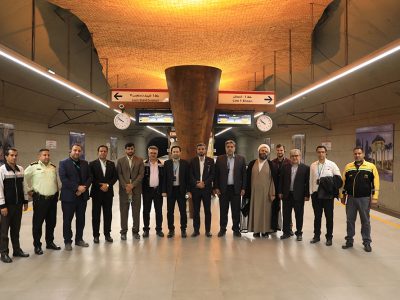 بازدید اعضای شورای اسلامی شهر مقدس قم از پروژه احداث خط اتوبوس زیرزمینی و خطوط مترو شیراز